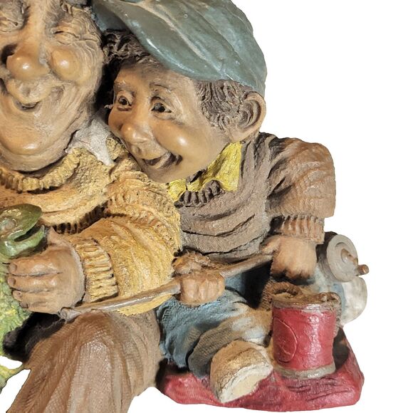 Cairn Studio Lee Sievers "PALS" Figurine 8040 1993 Grandpa Grandson Fishing USA - Picture 6 of 12